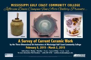 Final POSTER Survey of Ceramics JD Gallery 2015